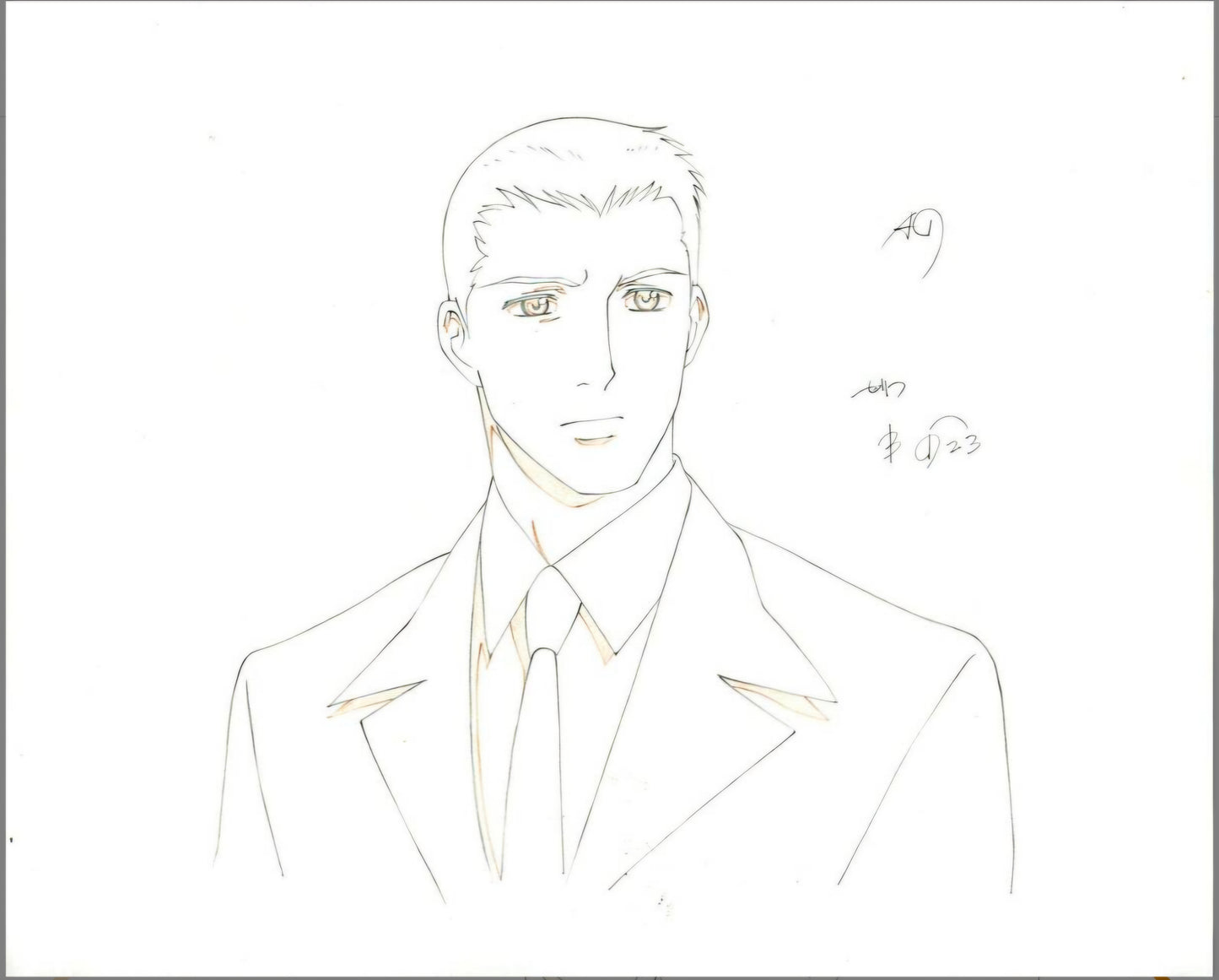Wolf's Rain: Hubb Lebowski key animation Genga