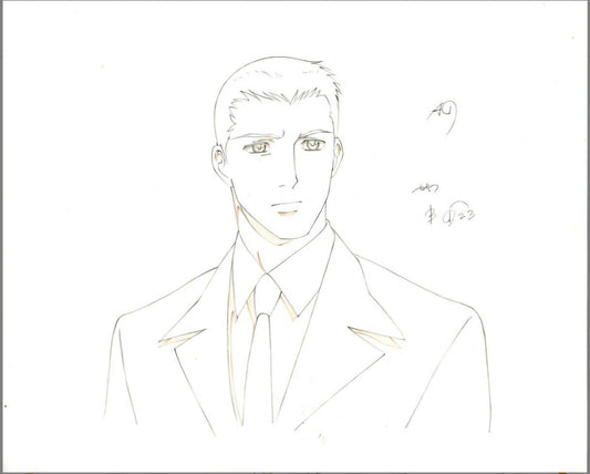 Wolf's Rain: Hubb Lebowski key animation Genga