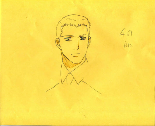 Wolf's Rain: Hubb Lebowski key animation Genga