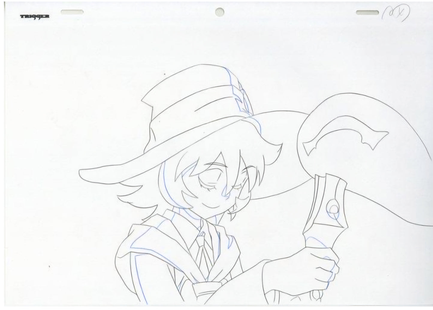 Little Witch Academia: young Ursula Callistis/Shiny Chariot in-between animation douga
