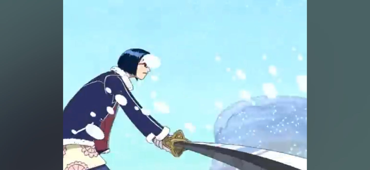 One Piece Tashigi vs Nico Robin OP key animation genga