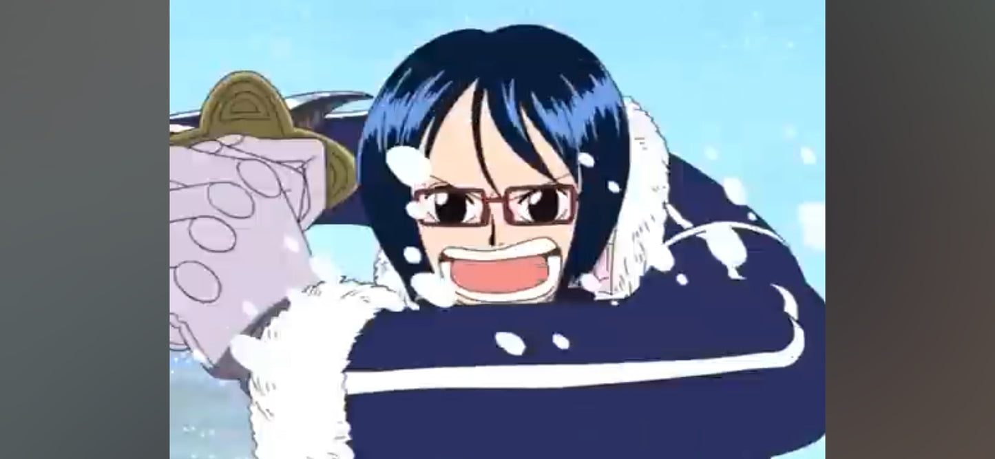 One Piece Tashigi vs Nico Robin OP key animation genga