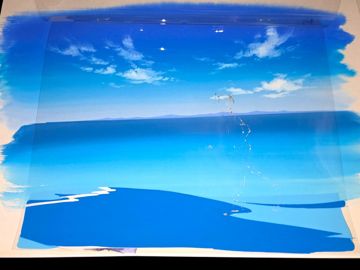 CardCaptor Sakura: Sakura Kinomoto bathing suit animation cel w background