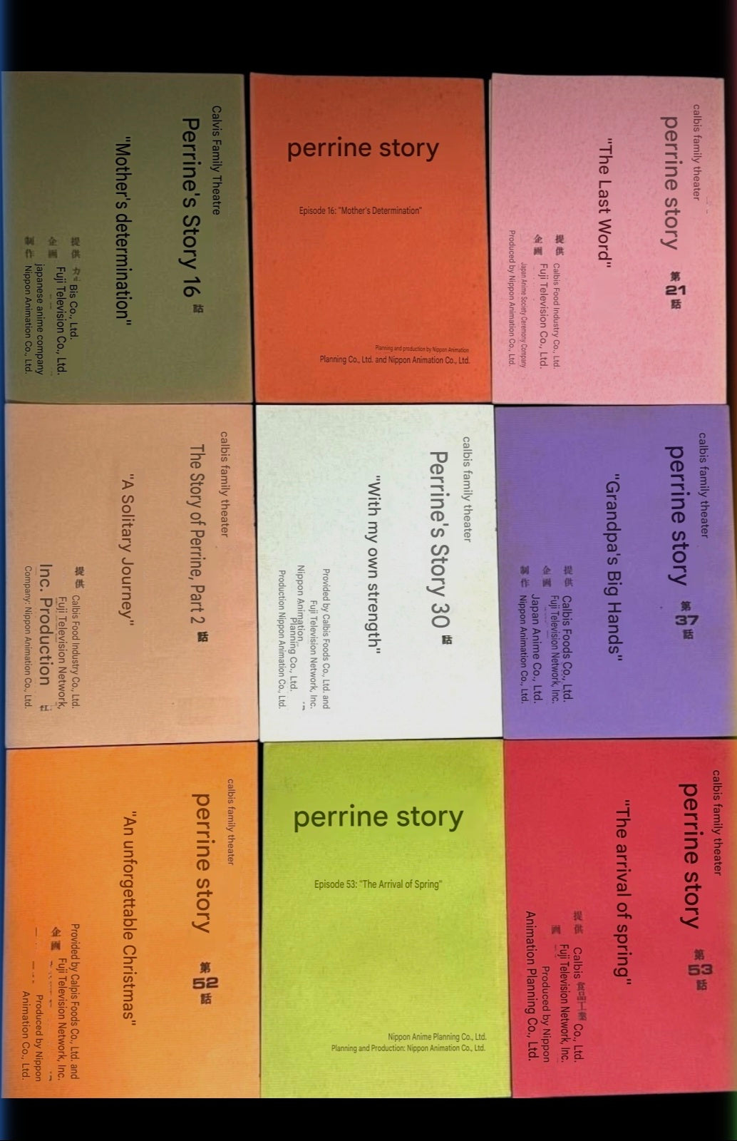 The Story of Perrine: Huge lot of scripts and Research Notes