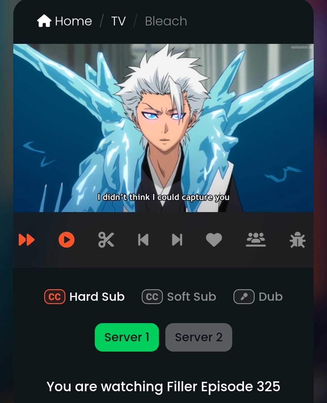 Bleach: Toshiro
Hitsugaya Hyõrinmaru's Bankai animation genga