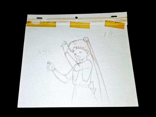 Sailor Moon: Usagi Tsukino animation genga 4 pc