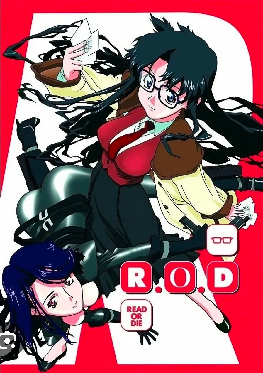R.O.D Read or Die: Yomiko Readman animation genga