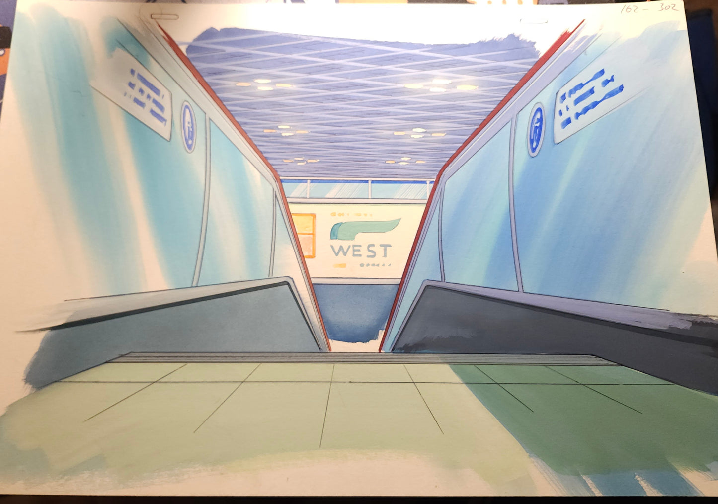 Hunter X Hunter: Leorio animation Cel + background