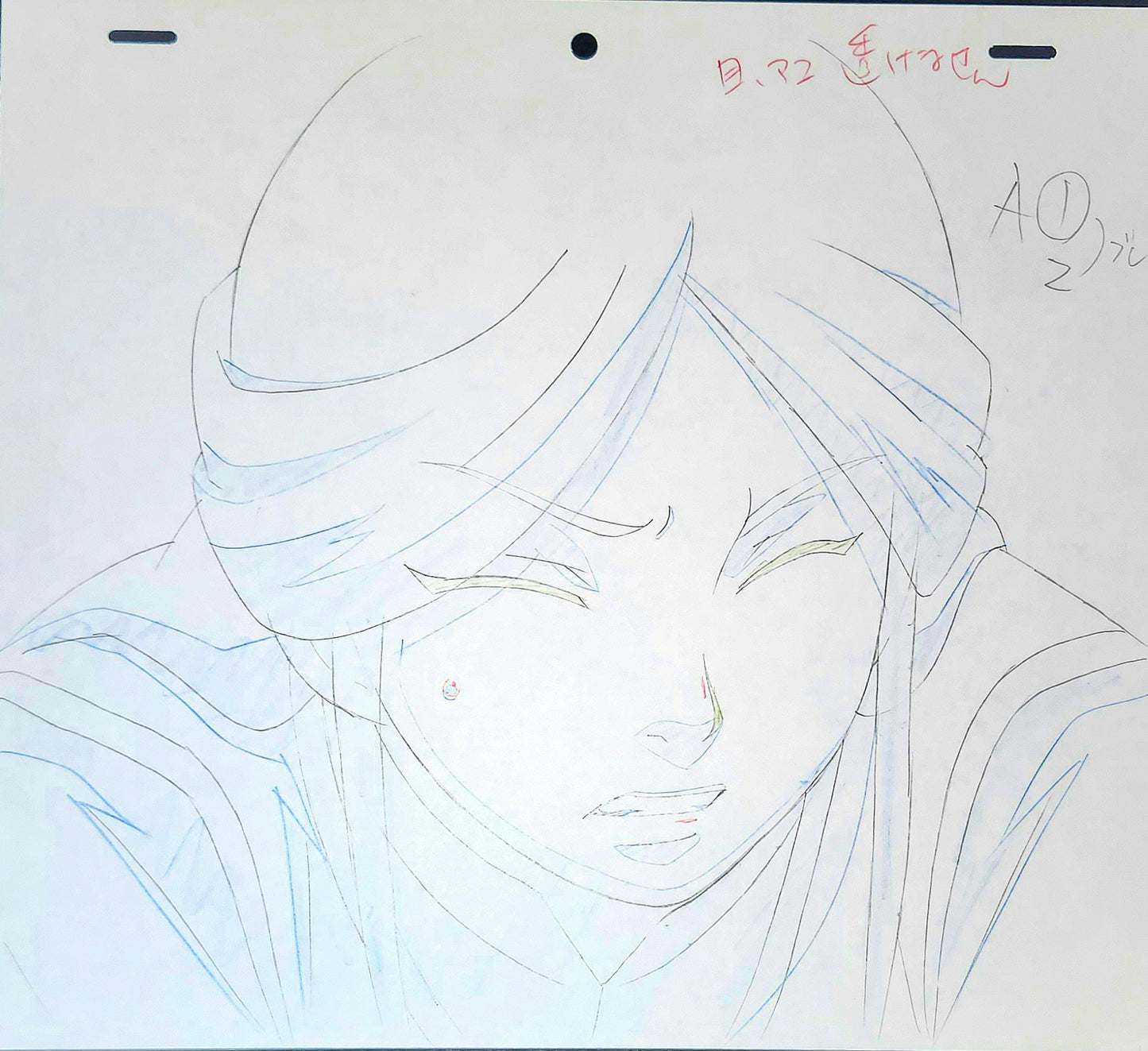 Naruto: Princess Haruna animation layout + genga + douga