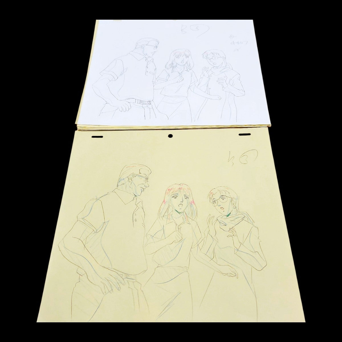 GTO Great Teacher Onizuka: 1st ep Nanako Mizuki + family Animation genga 29 pc set