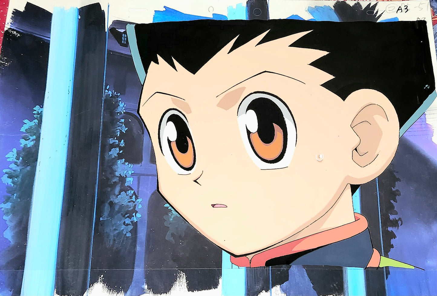 Hunter X Hunter: Gon super large animation Cel + background 3 piece