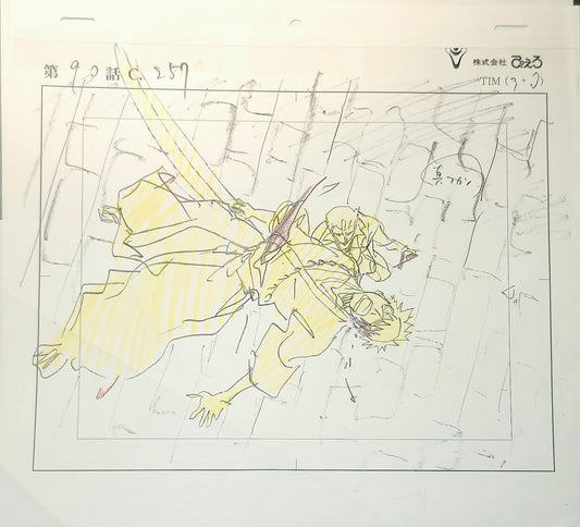 Bleach Ichigo animation genga 6 piece
