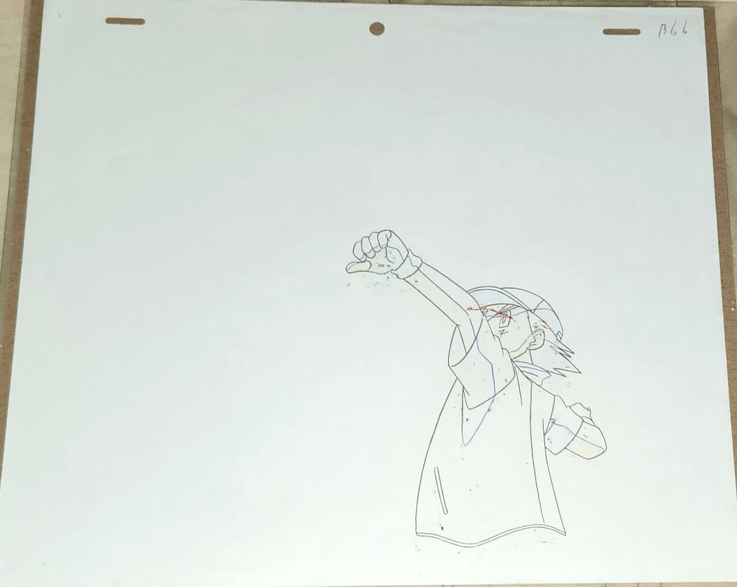 Pokemon: Ash throwing pokéball animation douga