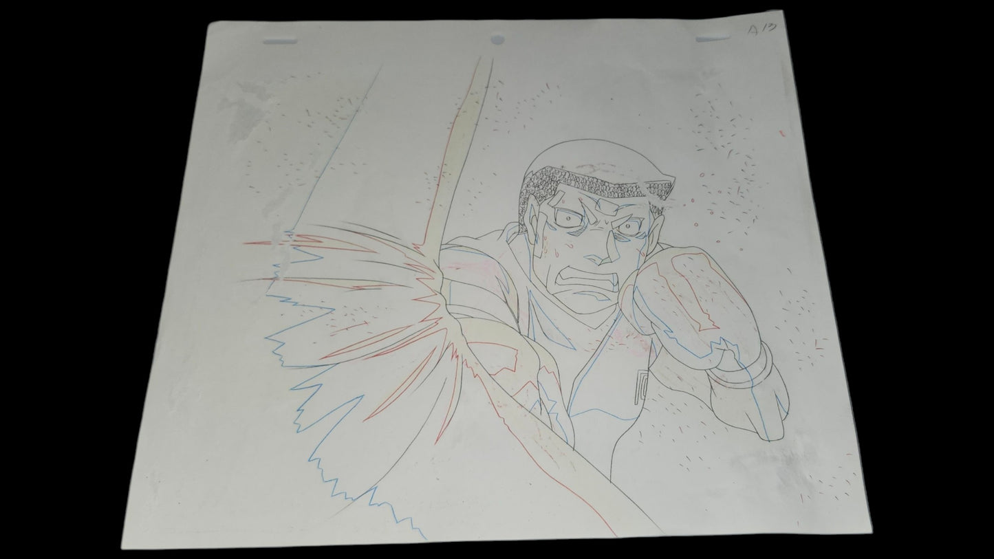 Hajime no Ippo: Masaru Aoki animation cel
