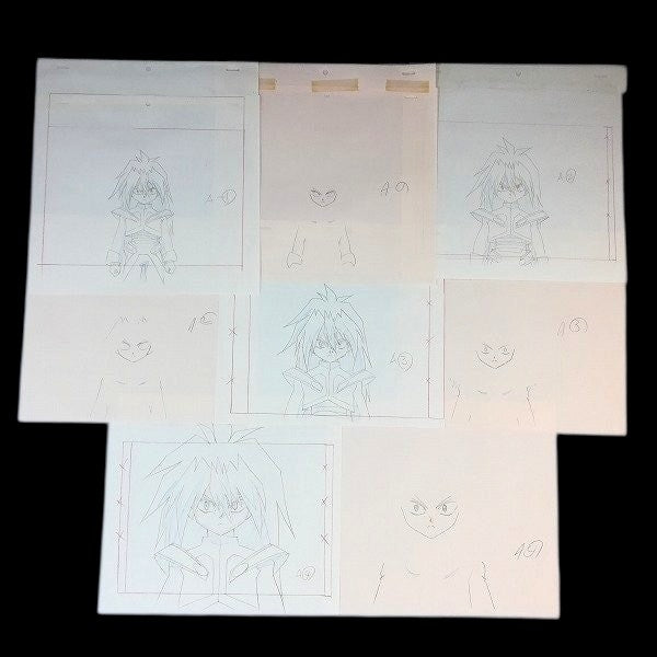 Beyblade VForce: Zeo and Gordo animation genga/douga huge lot