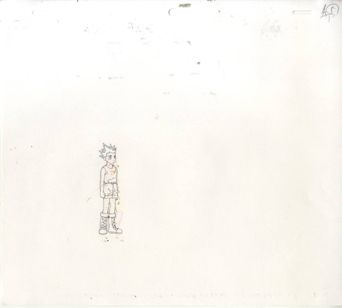 Hunter x Hunter: Kurapika + Gon + Leorio animation cel with original background