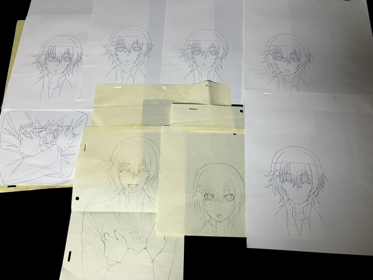Tokyo Ghoul:re : Juuzou animation pan genga 10 pc lot