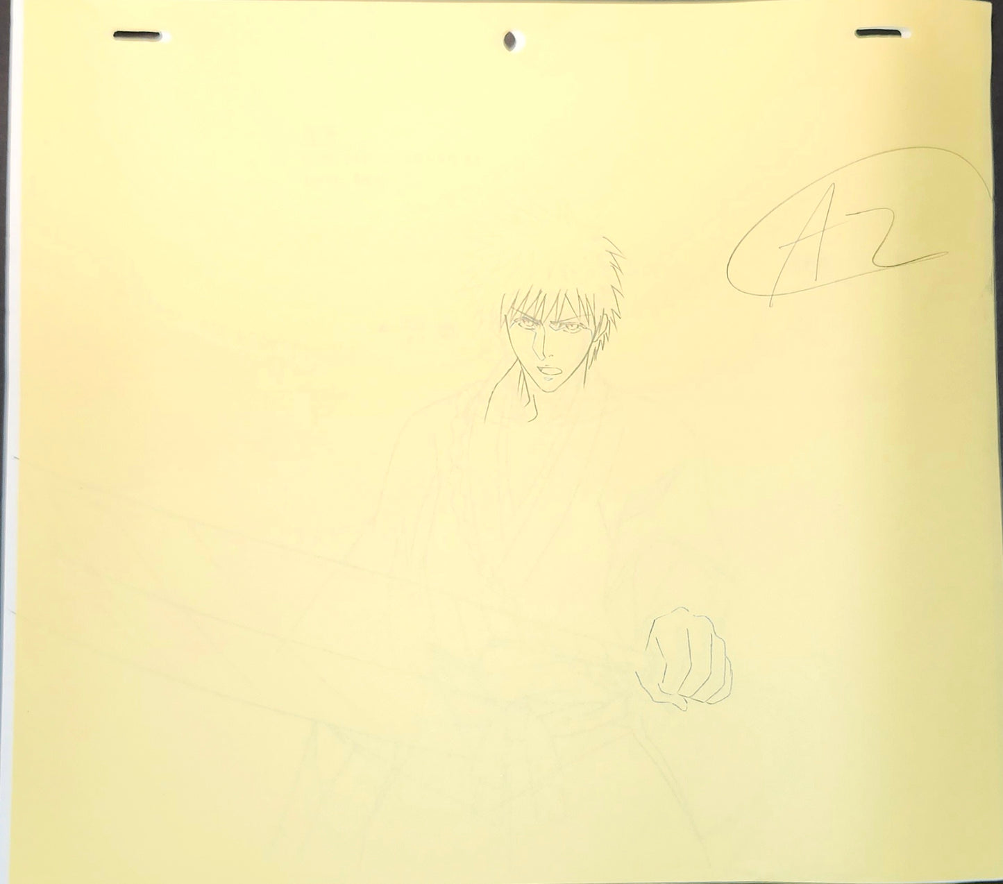 Bleach Ichigo animation genga 8 piece
