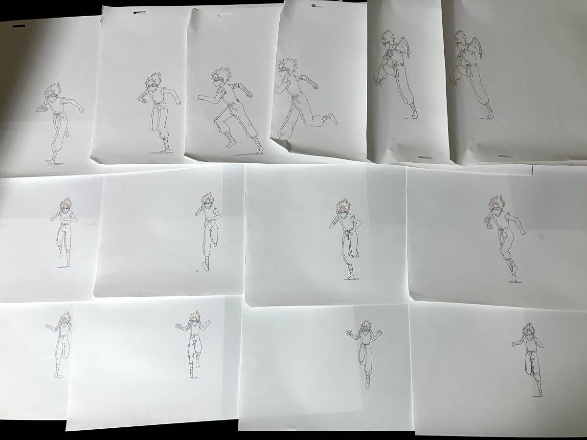 Yu Yu Hakusho Hiei animation douga 14 pc set Yoshihiro Togashi