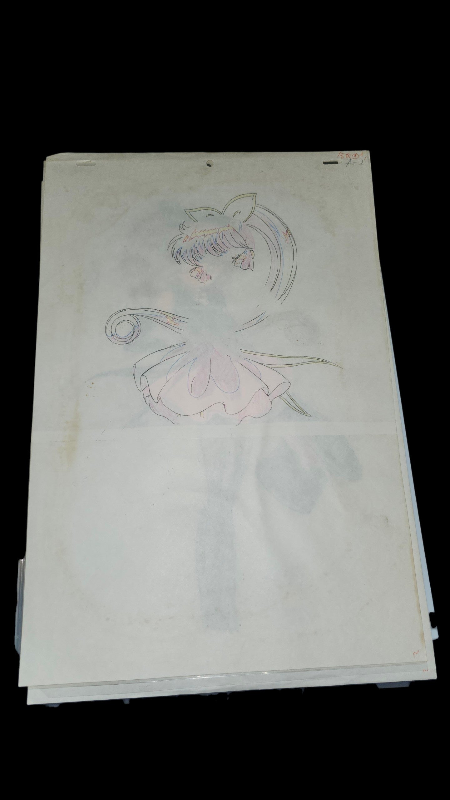 Saint Tail: Saint Tail/Meimi Haneoka large pan animation cel