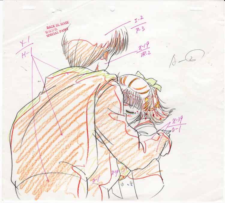 Marmalade Boy: Miki Koishikawa animation genga lot of 7