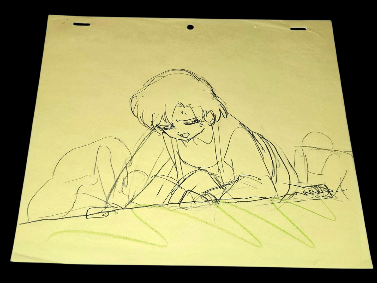 Sailor Moon: Ami Mizuno/Sailor Mercury animation genga + layout 4 pc