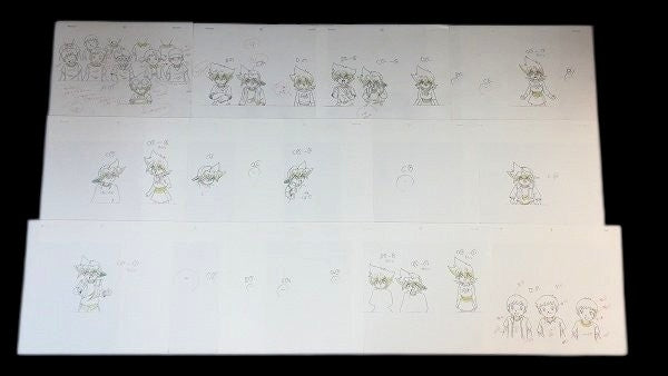 Beyblade VForce: Takao
Kinomiya (Tyson) and Max Mizuhara animation genga/douga huge lot