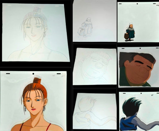 Hunter x hunter lot of 4 animation cels 8 pc set