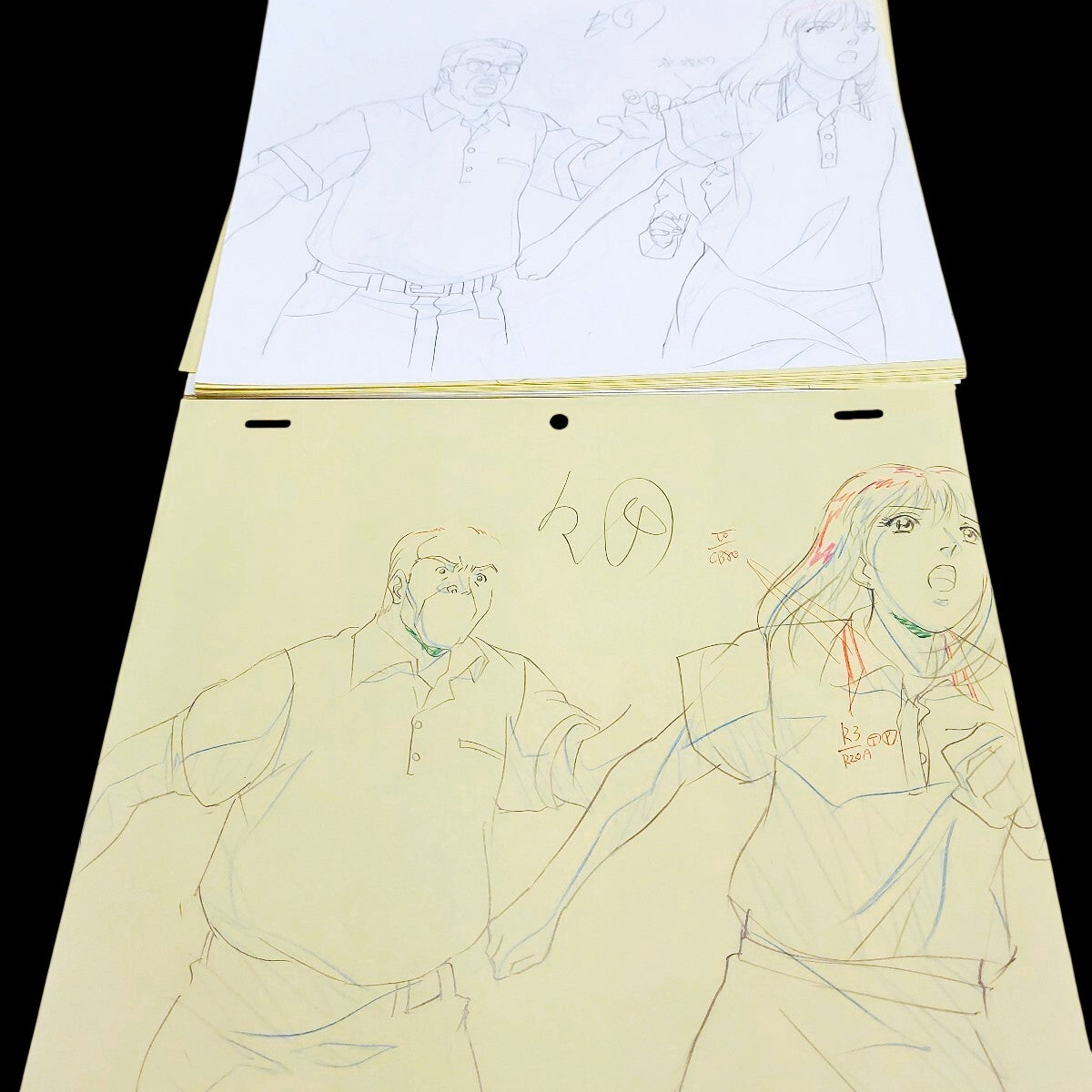 GTO Great Teacher Onizuka: 1st ep Nanako Mizuki + family Animation genga 29 pc set