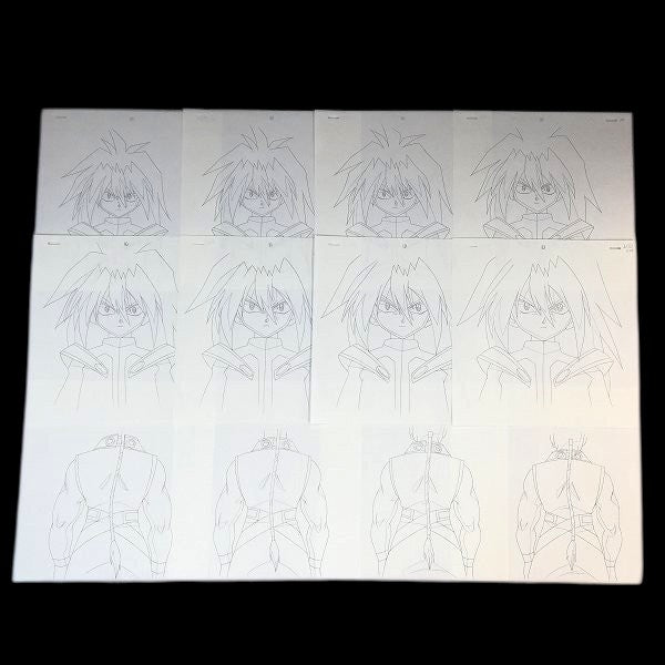 Beyblade VForce: Zeo and Gordo animation genga/douga huge lot