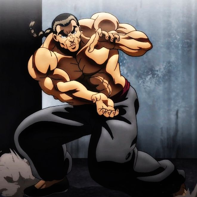 Baki-Dou (ONA 2): Retsu Kaioh vs Musashi Miyamoto rough genga pan