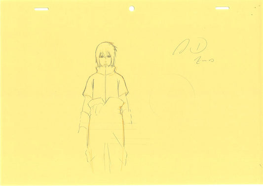 Naruto Shippuden: Sasuke & Suigetsu Hozuki animation layout genga  5 pc