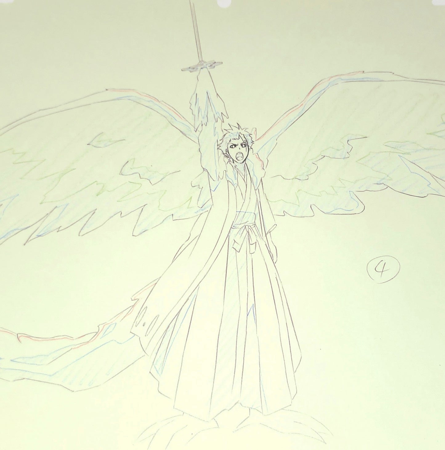 Bleach: Toshiro
Hitsugaya Hyõrinmaru's Bankai animation genga