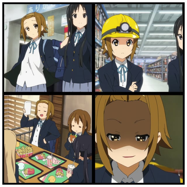 K-on: Ritsu Tainaka animation douga