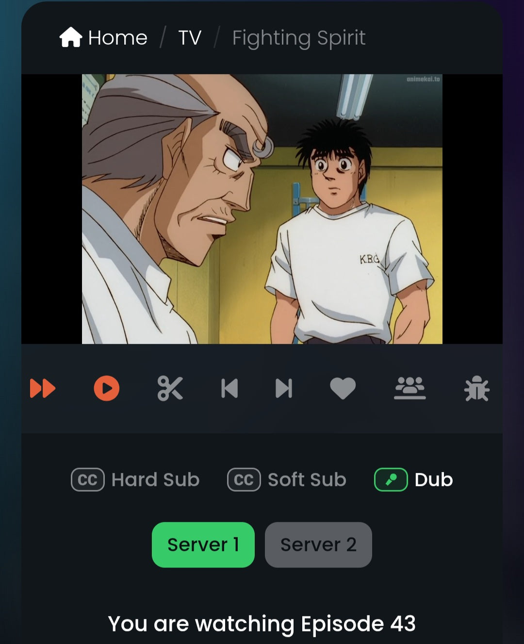Hajime no Ippo: Ippo animation genga 2 pc