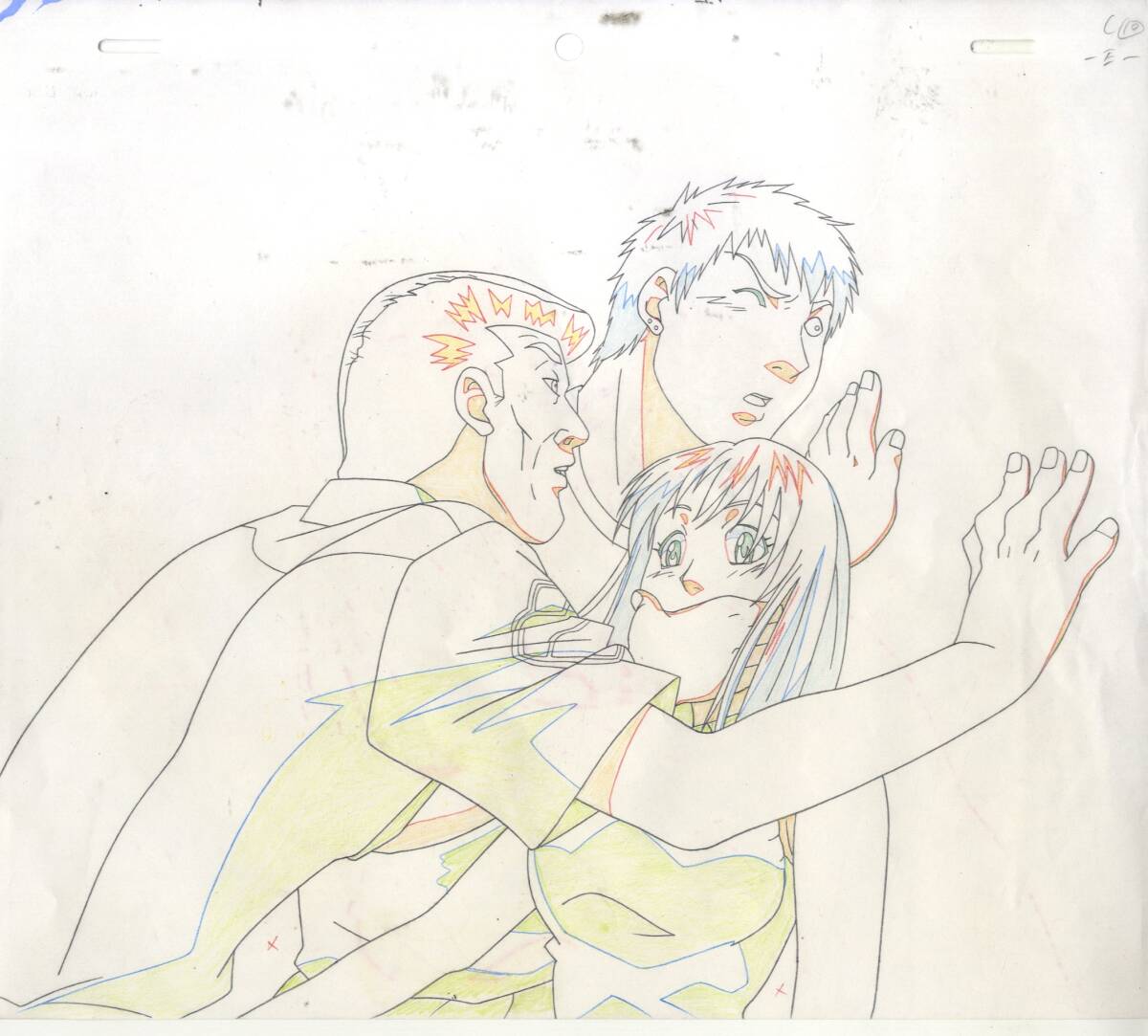 GTO Great Teacher Onizuka: Onizuka + Tomoko Nomura Animation Cel