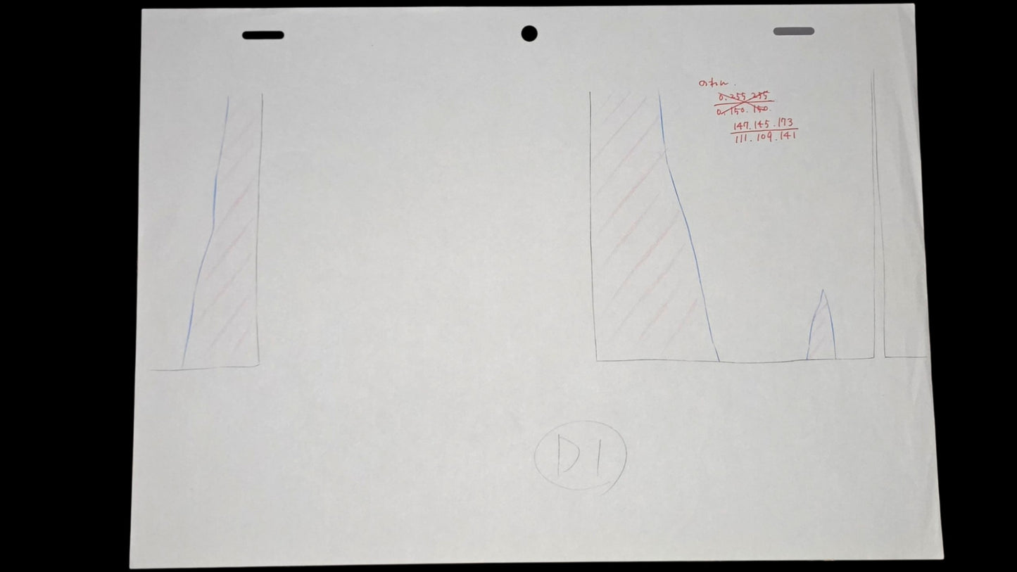 Naruto Shippuden: Kakashi + Naruto animation layout genga + timesheet 6 pc