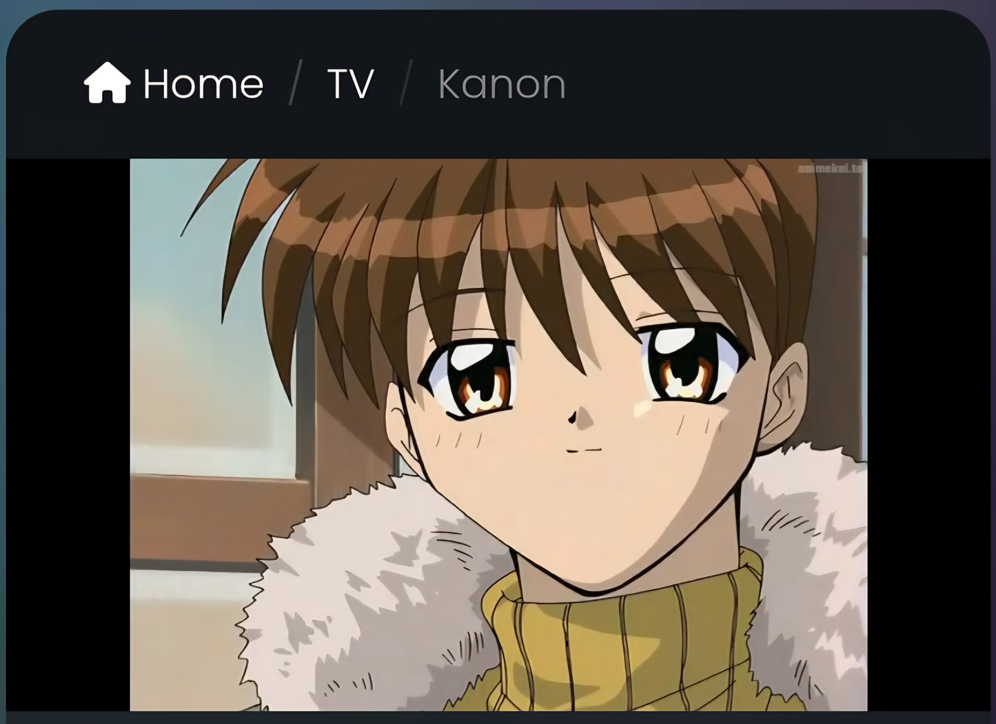 Kanon: Yuichi Aizawa animation layout genga