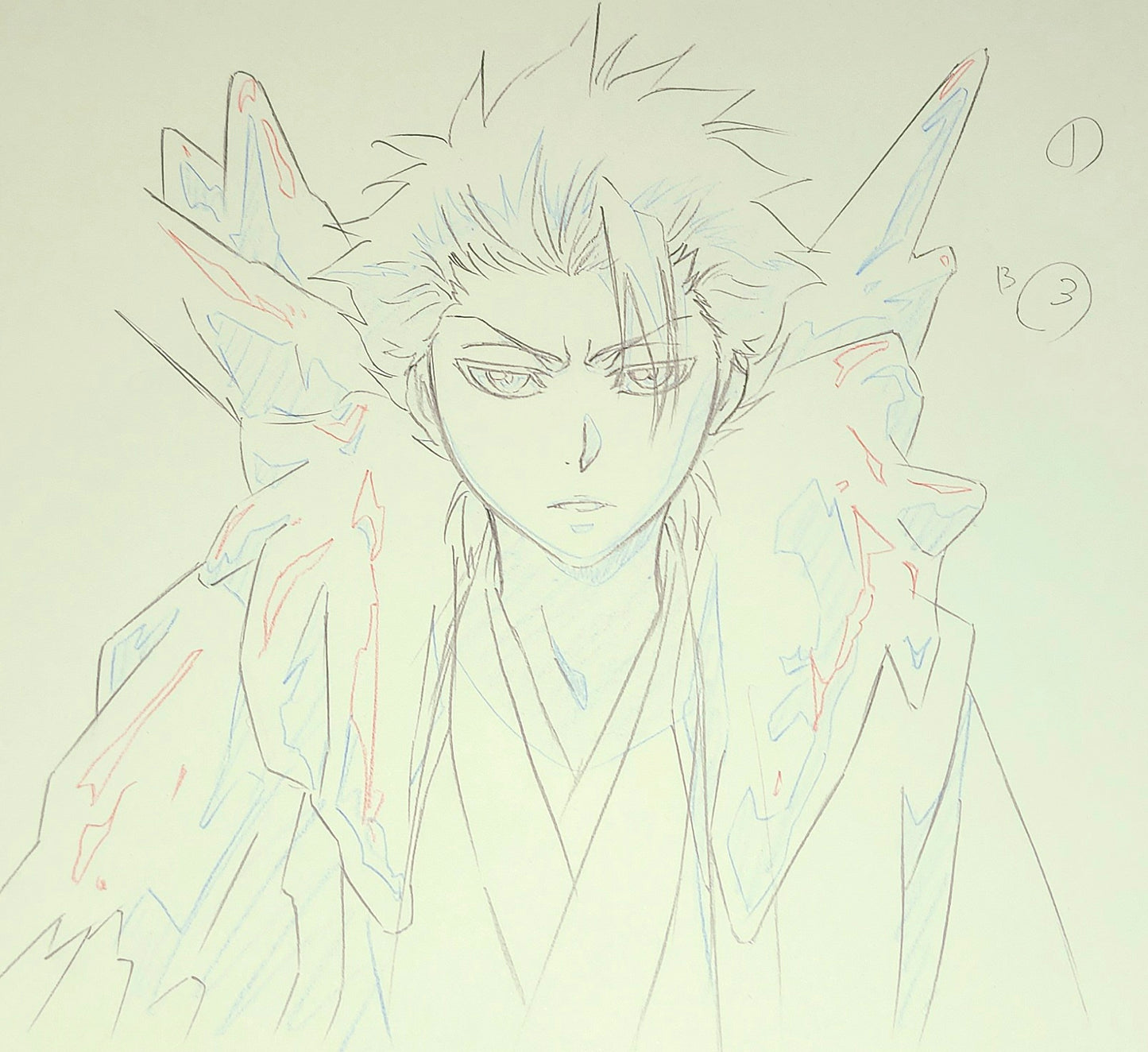 Bleach: Toshiro
Hitsugaya Hyõrinmaru's Bankai animation genga