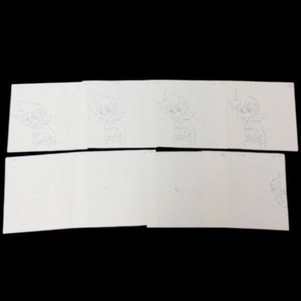 Beyblade VForce: Hiromi Tachibana (Hilary) & Kyouju (Kenny or "Chief) animation genga/douga huge lot