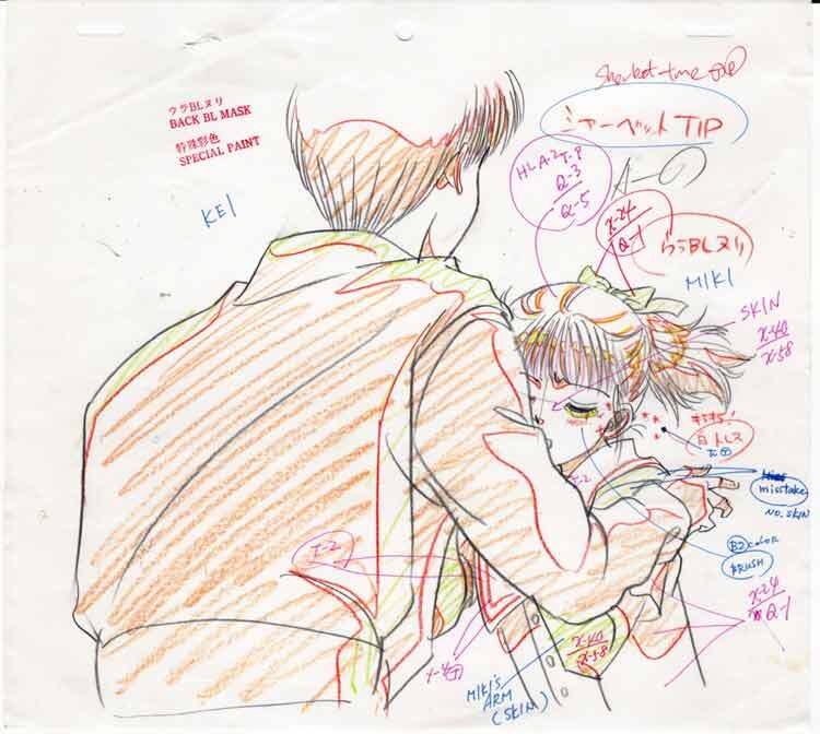 Marmalade Boy: Miki Koishikawa animation genga lot of 7