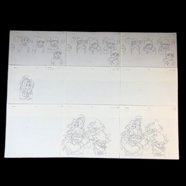 Beyblade VForce: Ozuma & Dunga animation genga/douga huge lot