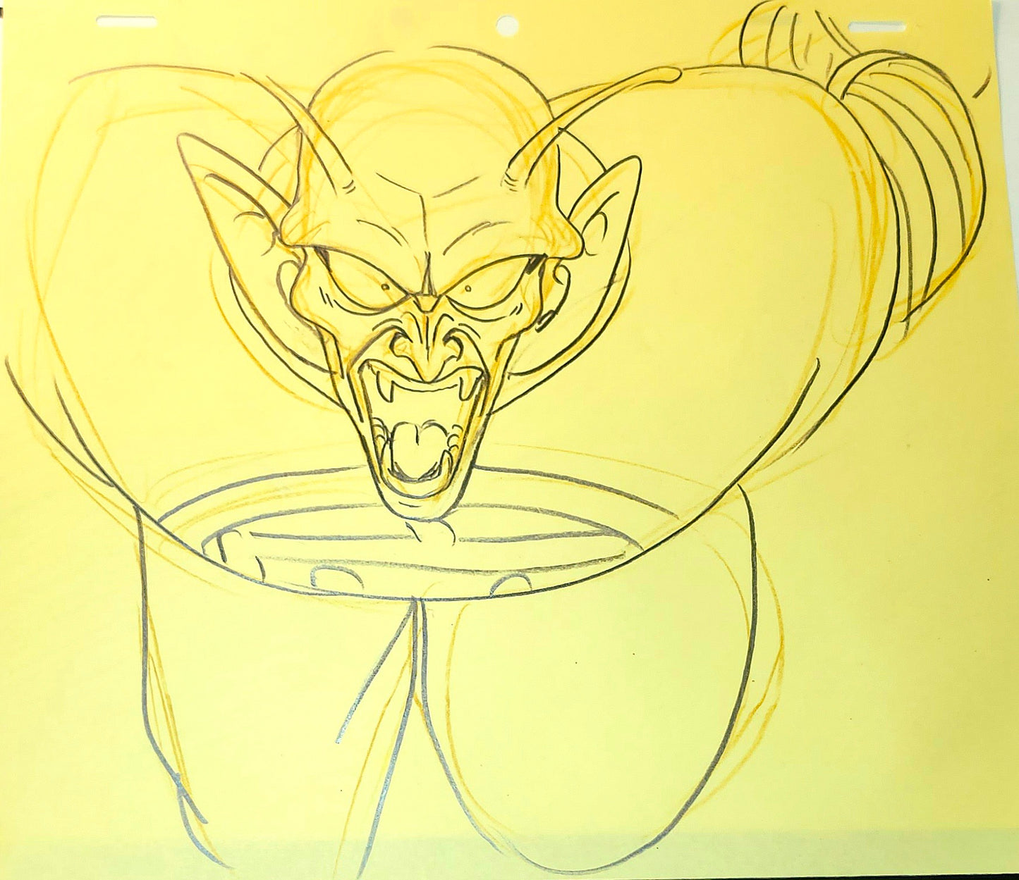 Dragonball: Piccolo Daimao animation genga #3 2 pc