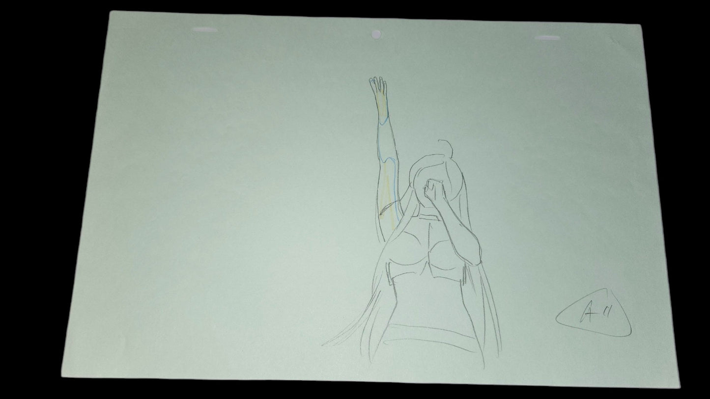 Rosario + Vampire: Opening Moka Akashiya animation OP genga 16 pc lot