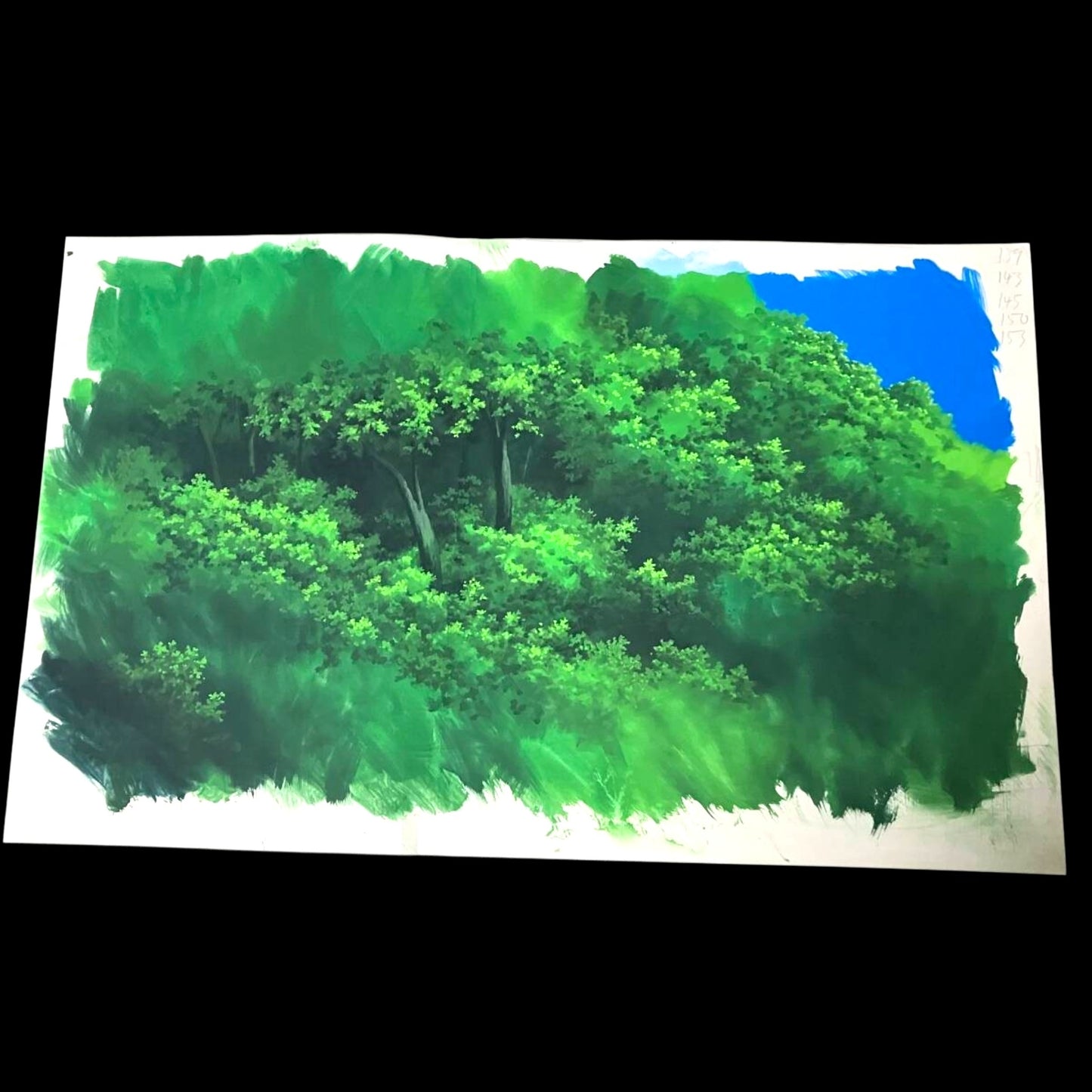 Naruto Shippuden: Hand painted background