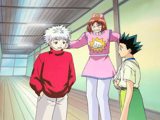 Hunter X Hunter: Killua + Gon  extra large animation Cel + background
