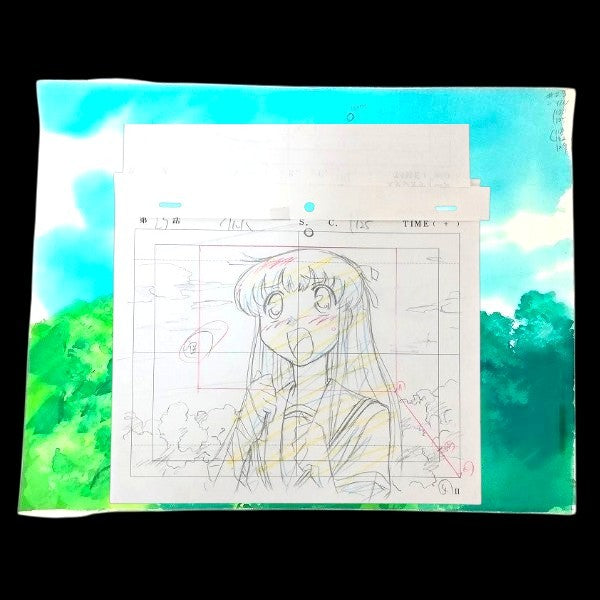 Fruits Basket: Tohru Honda animation layout + original background Episode 23 C-114