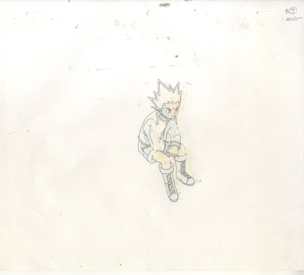Hunter x Hunter: Killua + Gon animation cel with original background