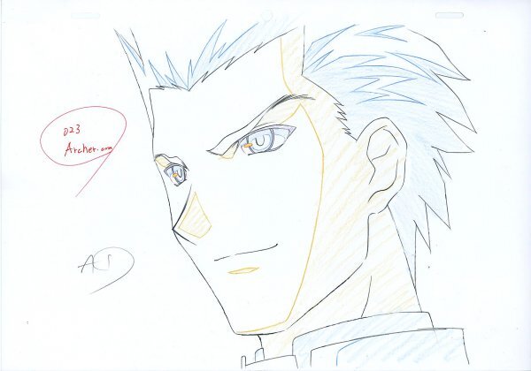 Fate/Stay Night: Archer animation genga set of 2