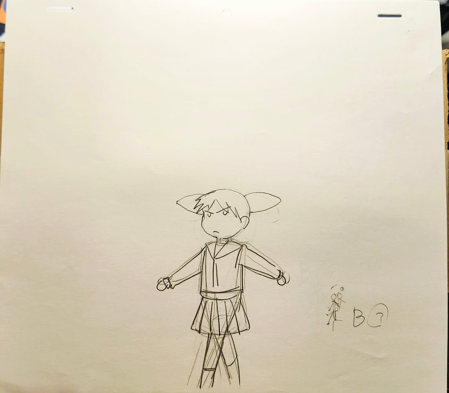 Azumanga Daioh Chiyo +kimura animation genga set of 12